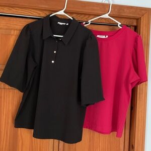 Set of two Chicos Zenergy size 3.5 Tops